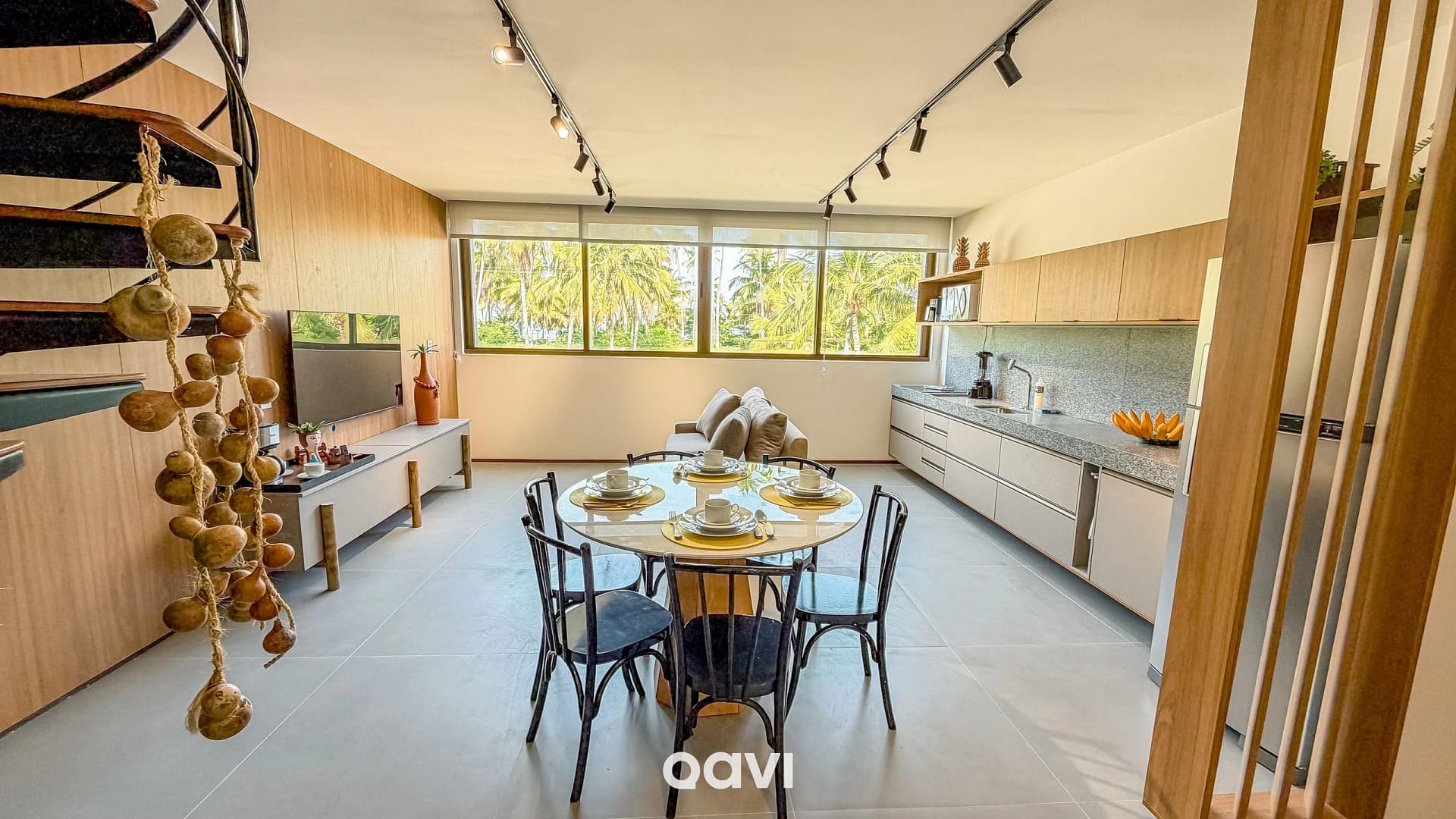 Sala de Estar — Apartamento Rooftop Villa Naluri Japaratinga