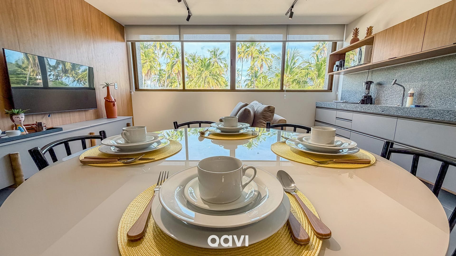 Comedor — Apartamento Rooftop Villa Naluri Japaratinga
