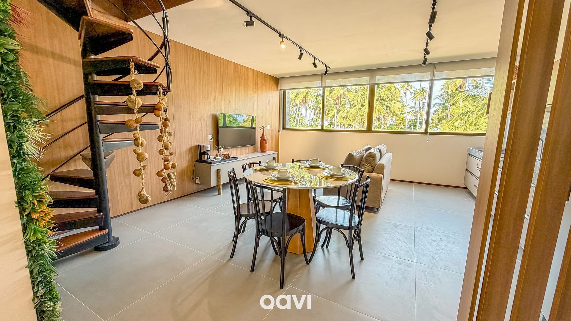 Sala de Estar — Apartamento Rooftop Villa Naluri Japaratinga
