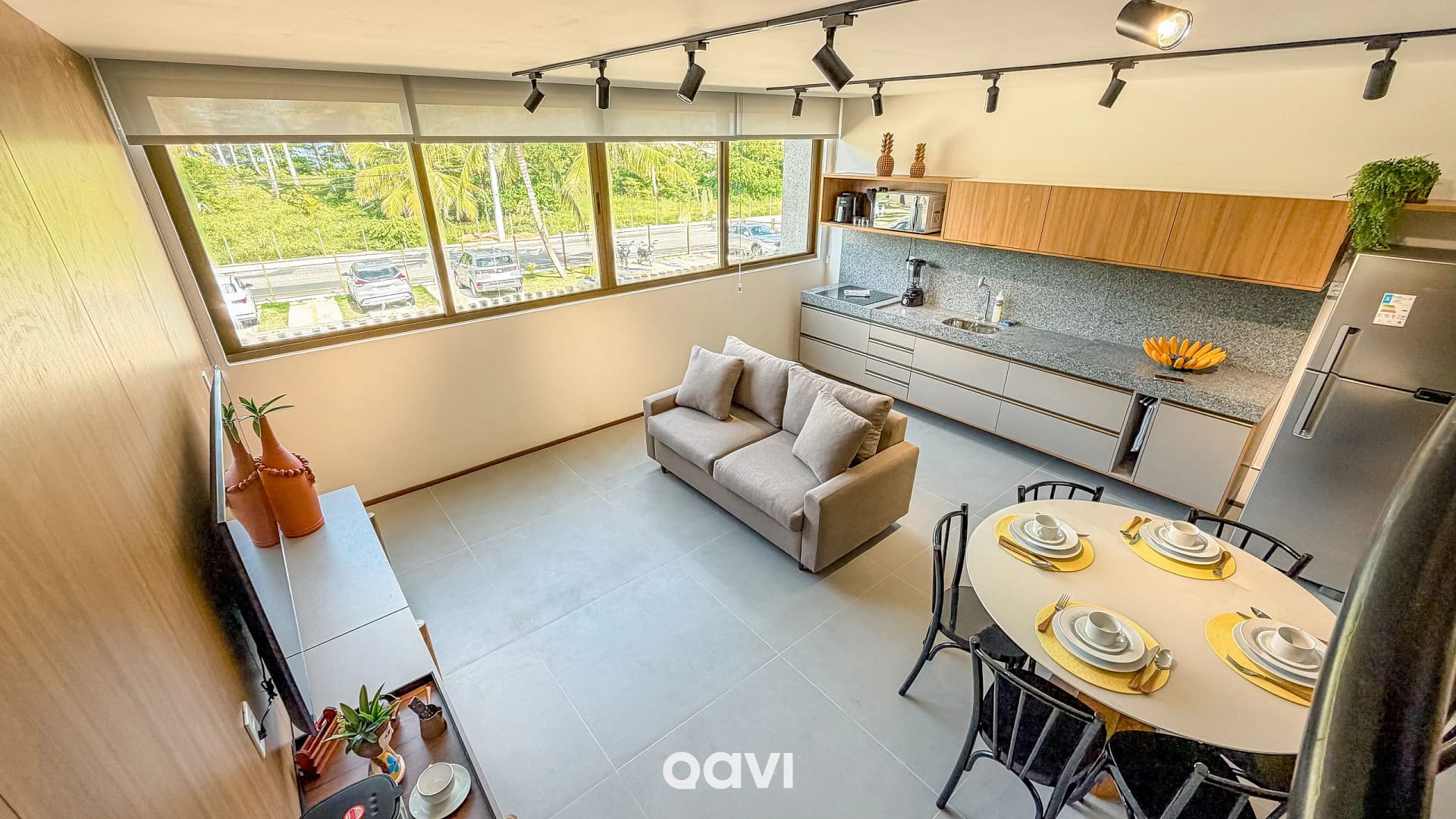Sala de Estar — Apartamento Rooftop Villa Naluri Japaratinga
