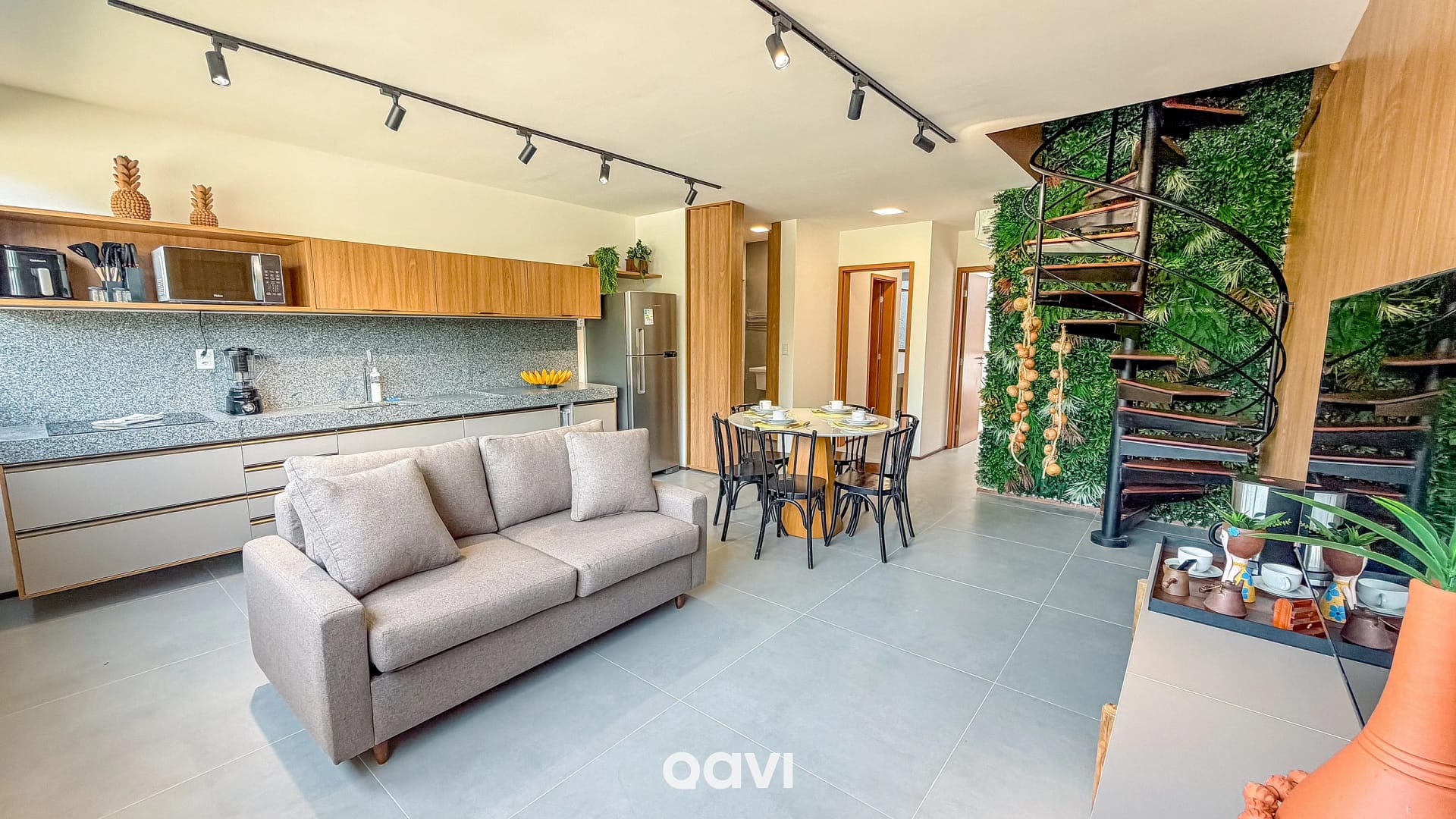 Sala de Estar — Apartamento Rooftop Villa Naluri Japaratinga