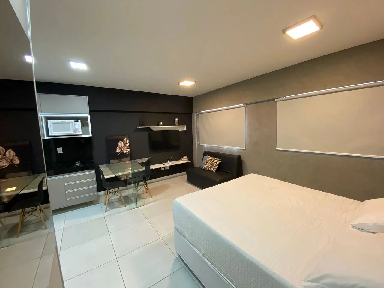 Dormitorio — Studio no Edifício Time em Maceió by Qavi