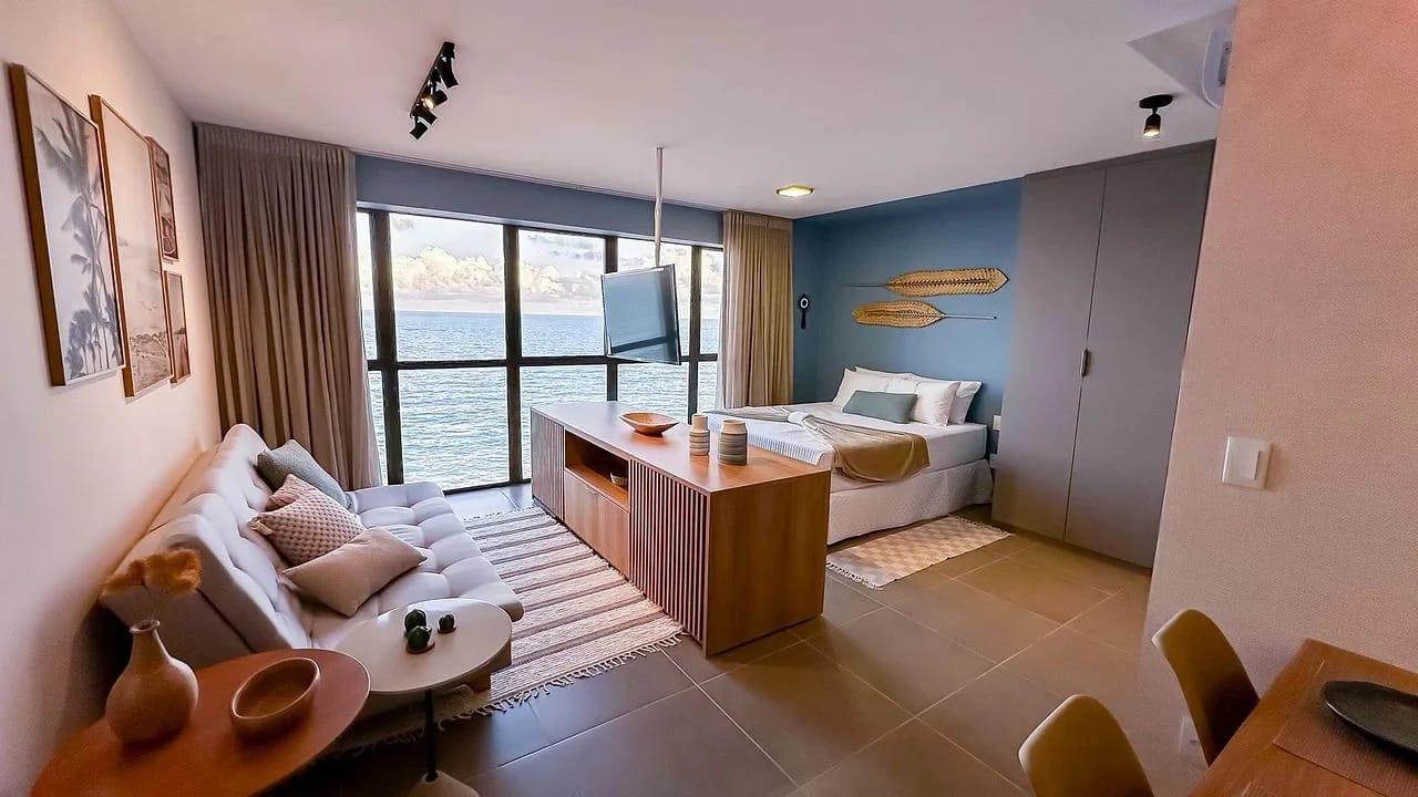 Bedroom — Loft Studio Maceió com Vista Mar by Qavi