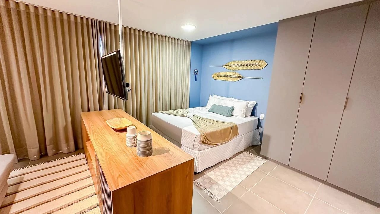 Bedroom — Loft Studio Maceió com Vista Mar by Qavi