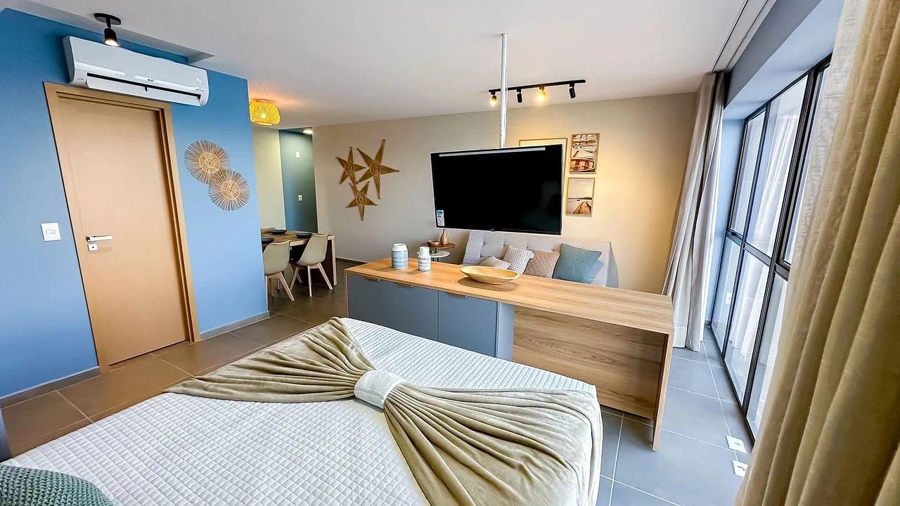 Bedroom — Loft Studio Maceió com Vista Mar by Qavi