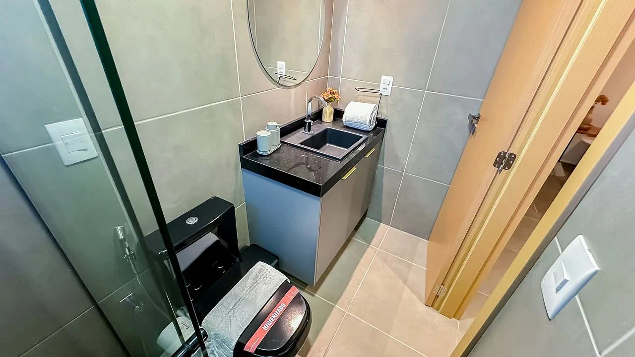 Toilet — Loft Studio Maceió com Vista Mar by Qavi