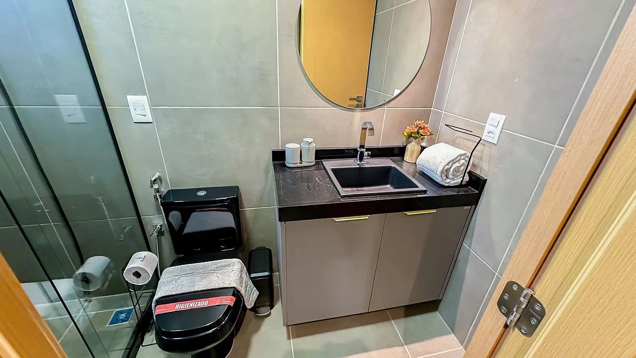 Toilet — Loft Studio Maceió com Vista Mar by Qavi