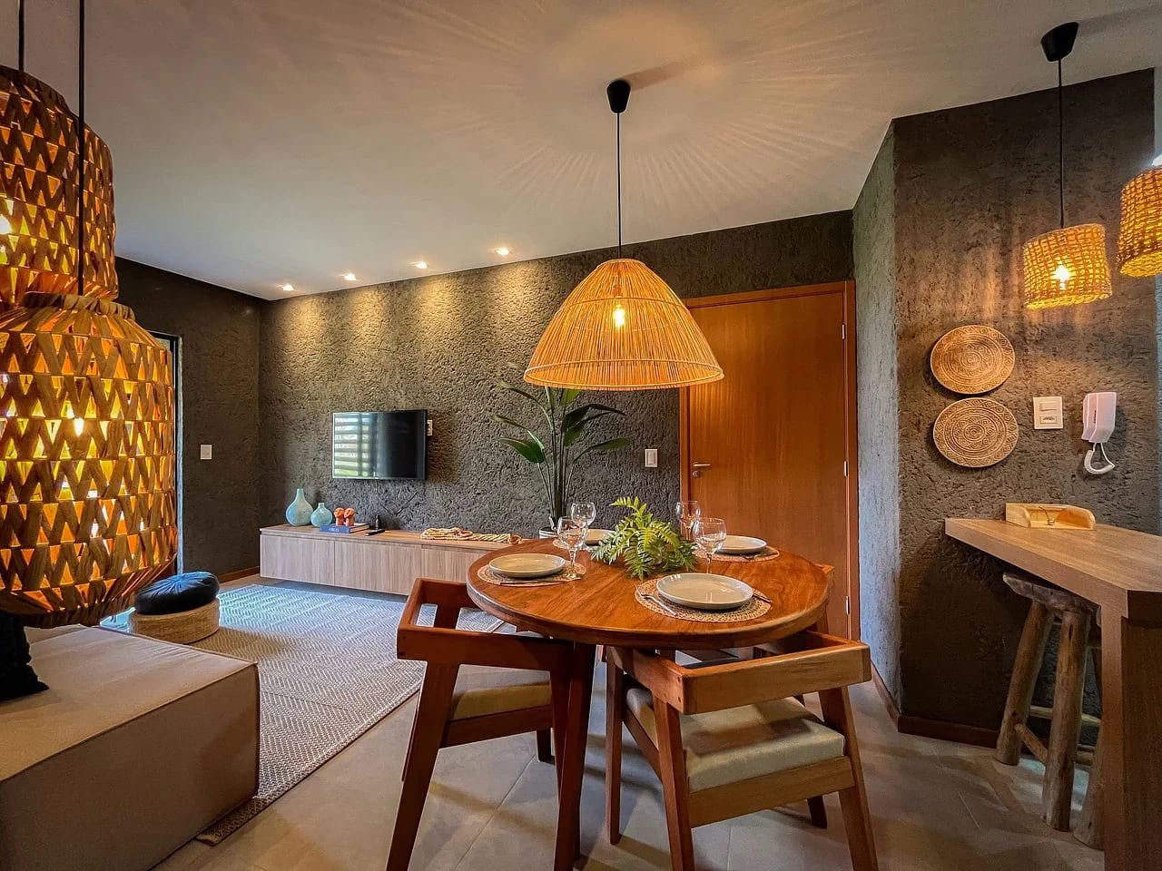 Sala de Estar — Apartamento Varanda Manatee em Milagres by Qavi