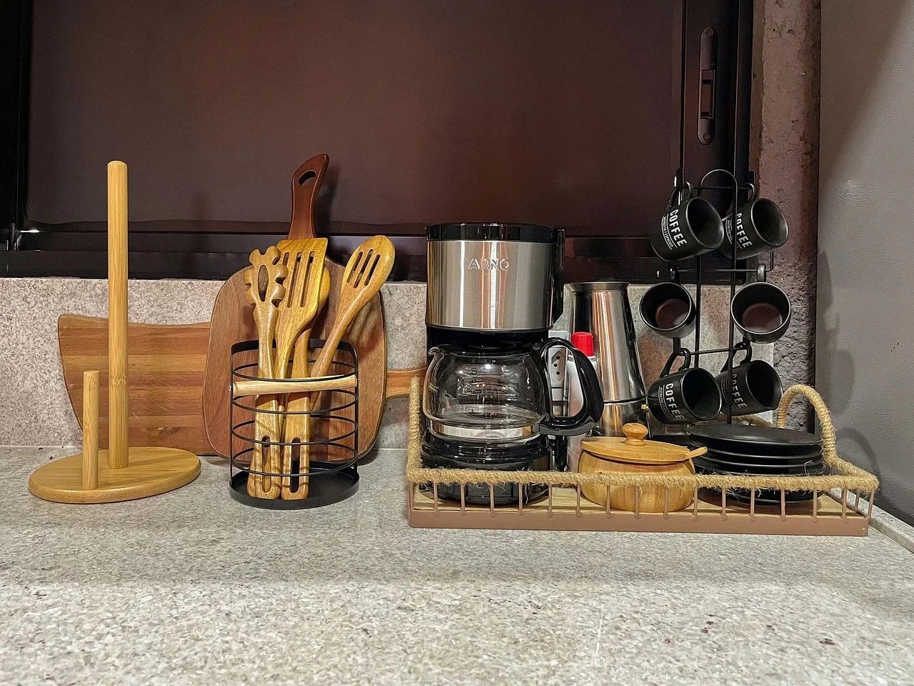 Cocina o kitnet — Apartamento Varanda Manatee em Milagres by Qavi