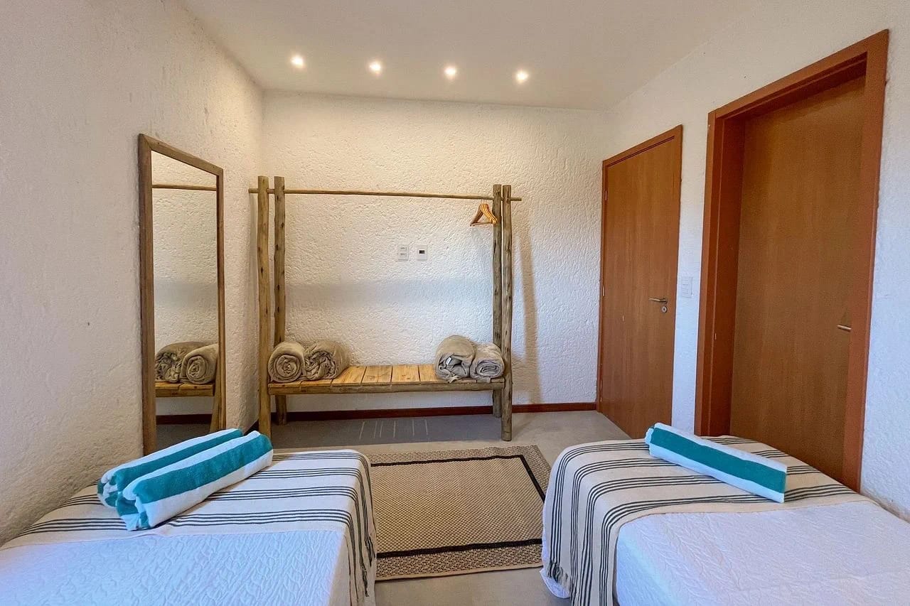 Quarto — Apartamento Varanda Manatee em Milagres by Qavi