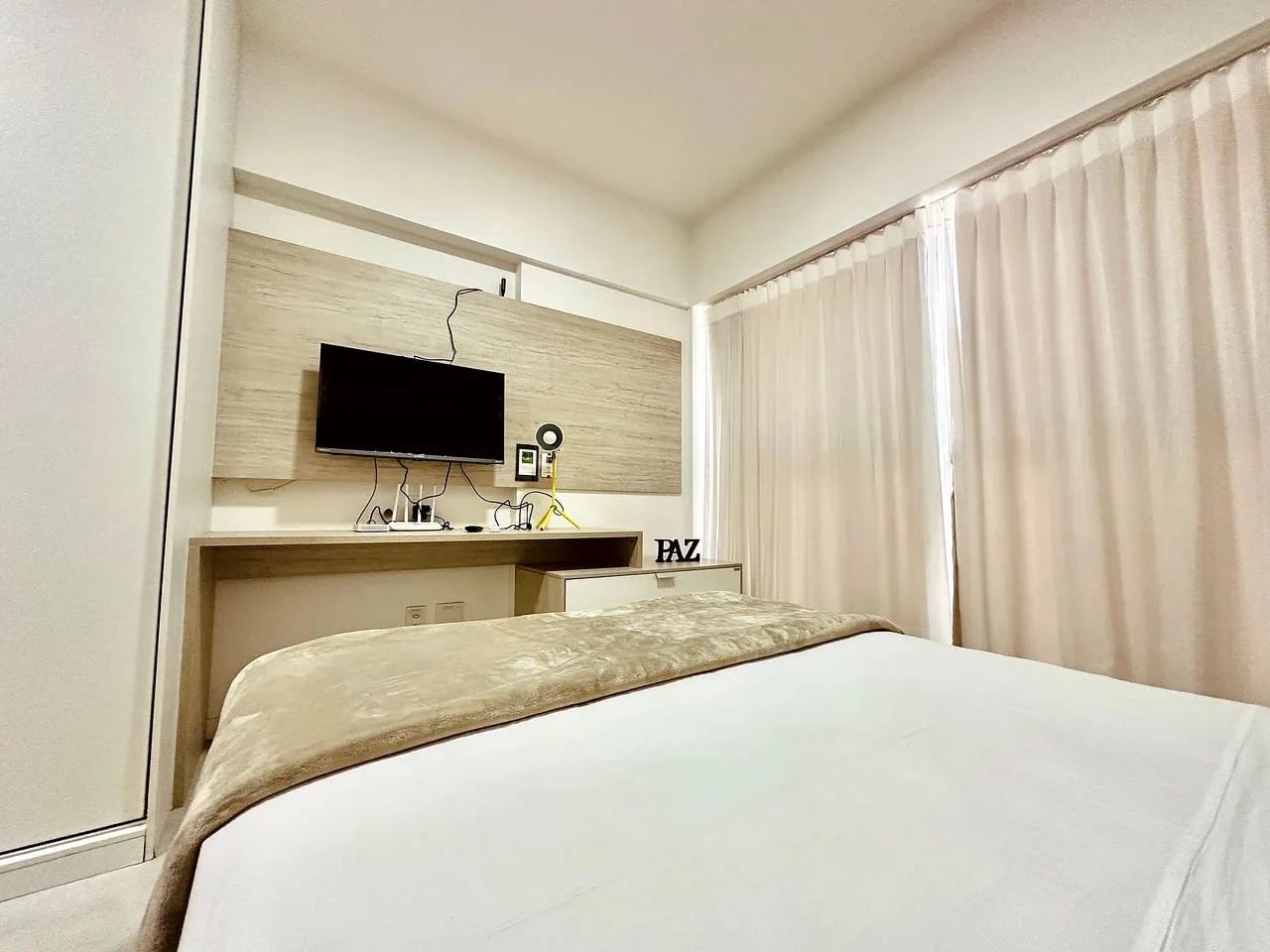 Quarto — Studio Edifício Time em Maceió by Qavi