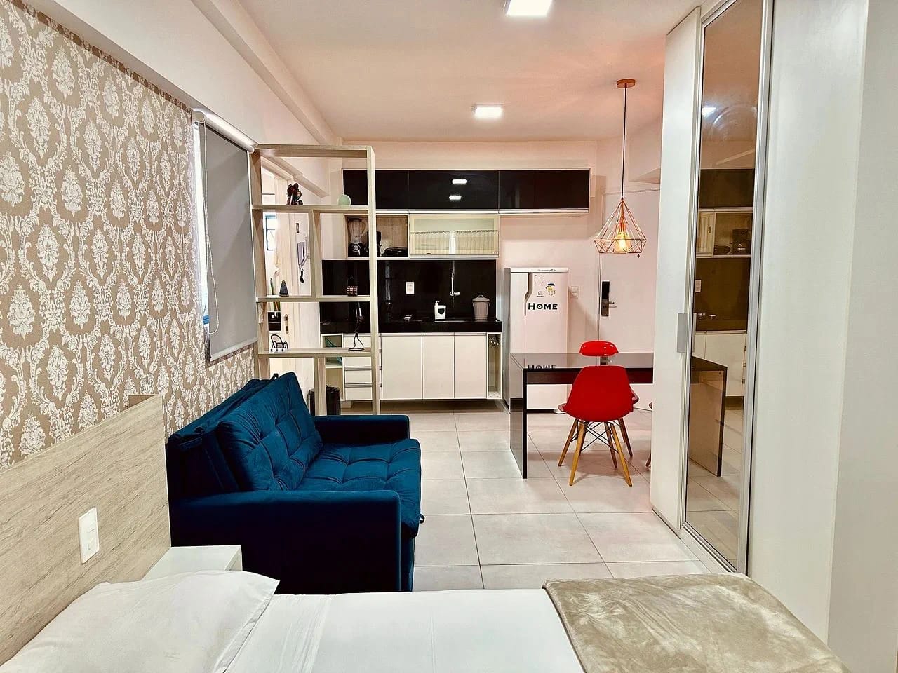 Quarto — Studio Edifício Time em Maceió by Qavi