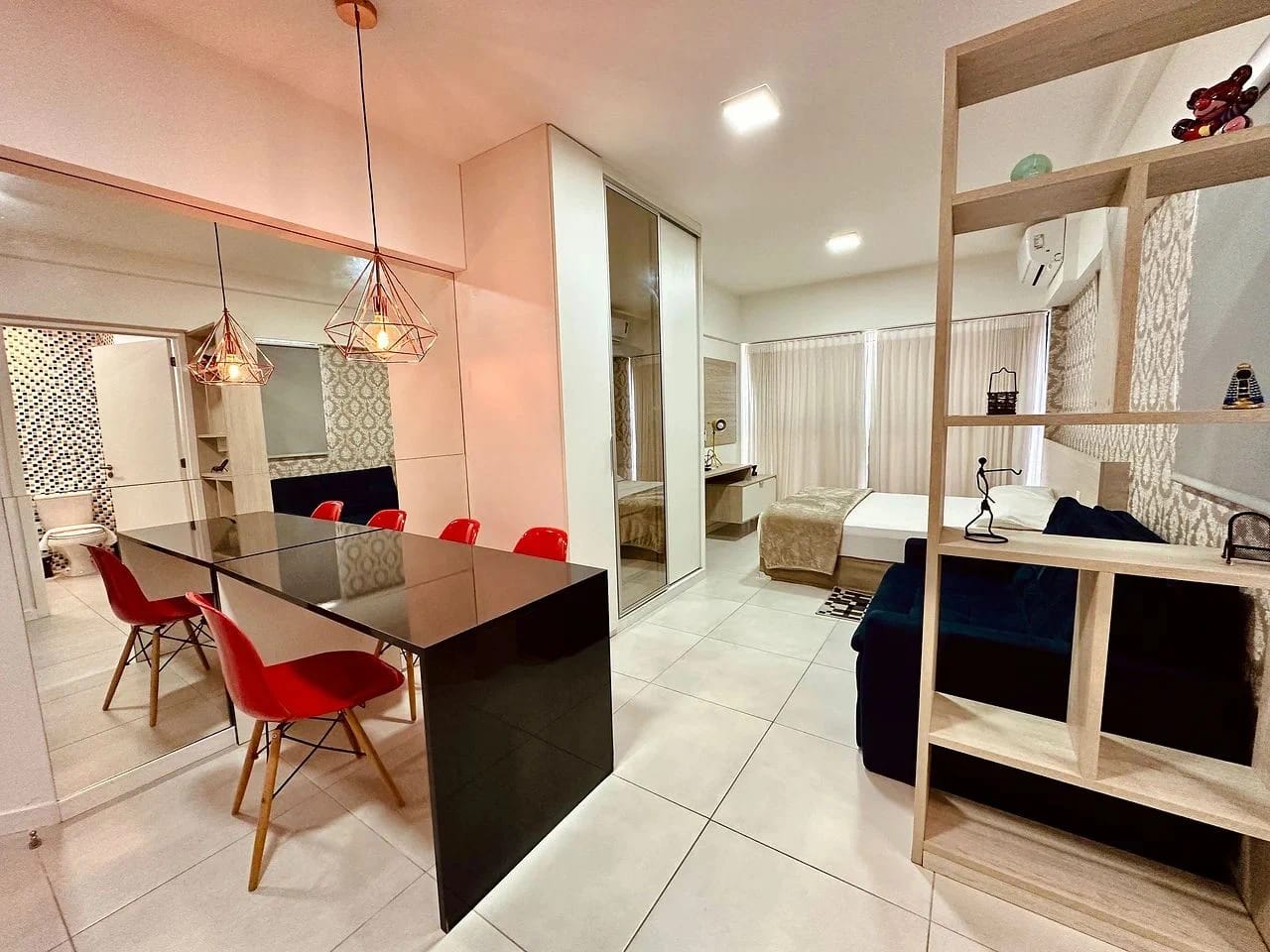 Quarto — Studio Edifício Time em Maceió by Qavi