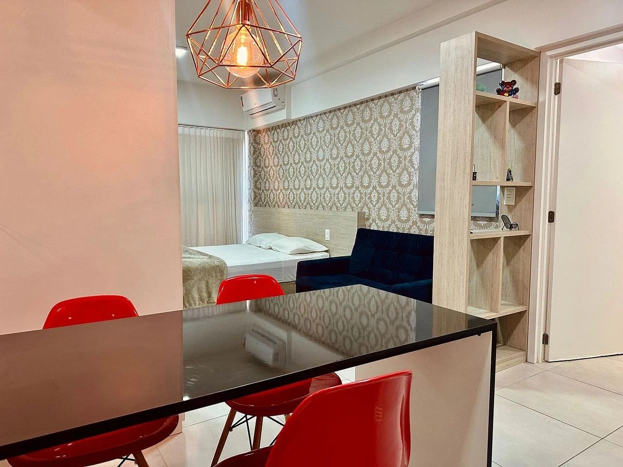 Cozinha ou kitnet — Studio Edifício Time em Maceió by Qavi