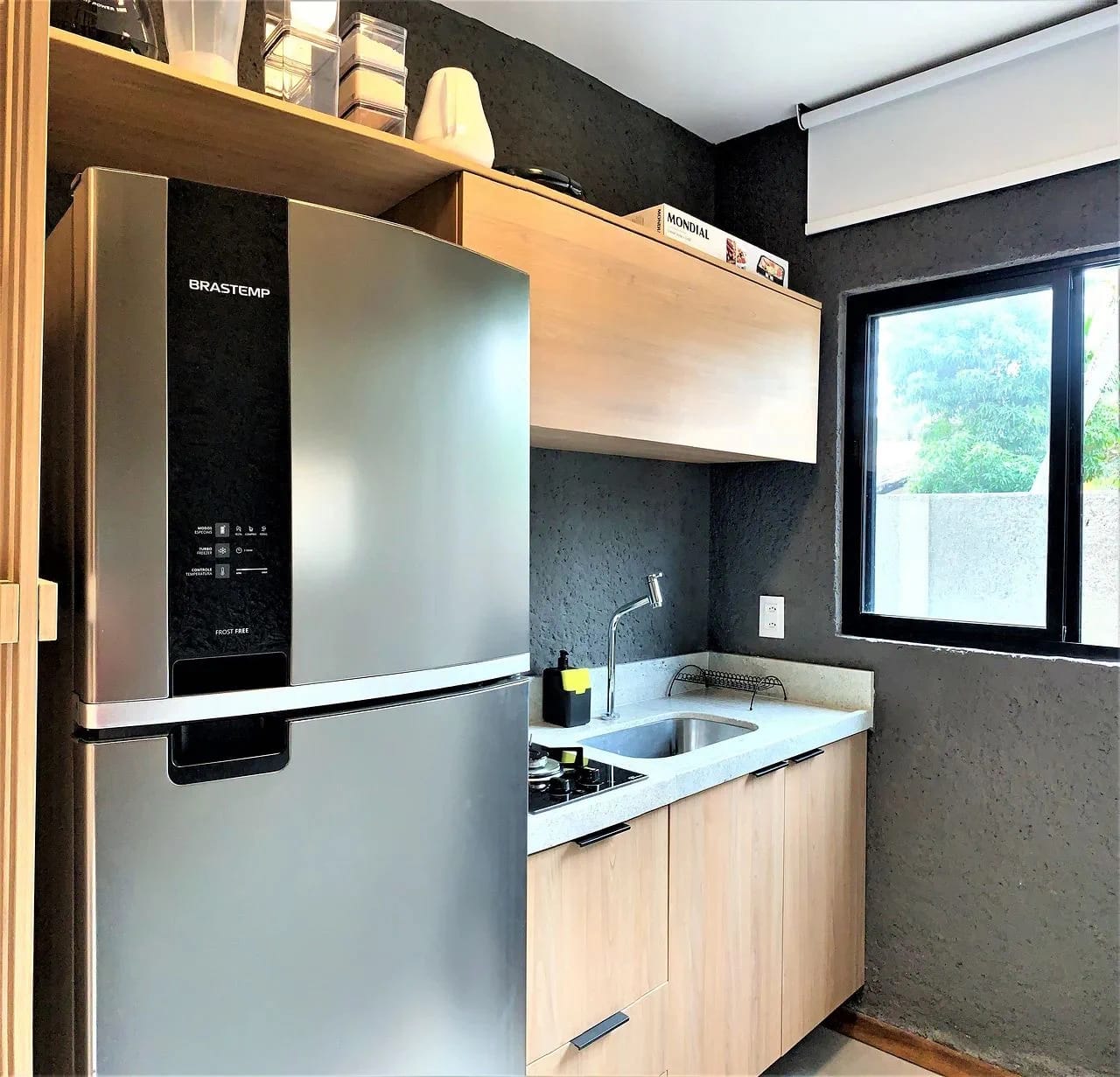 Kitchen or kitchenette — Apartamento Kamby em Milagres by Qavi
