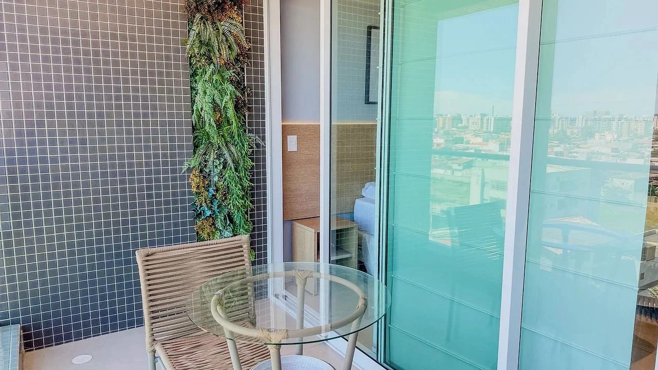 Balcony / Terrace — Studio Varanda Vista Mar RN Studio Maceió by Qavi
