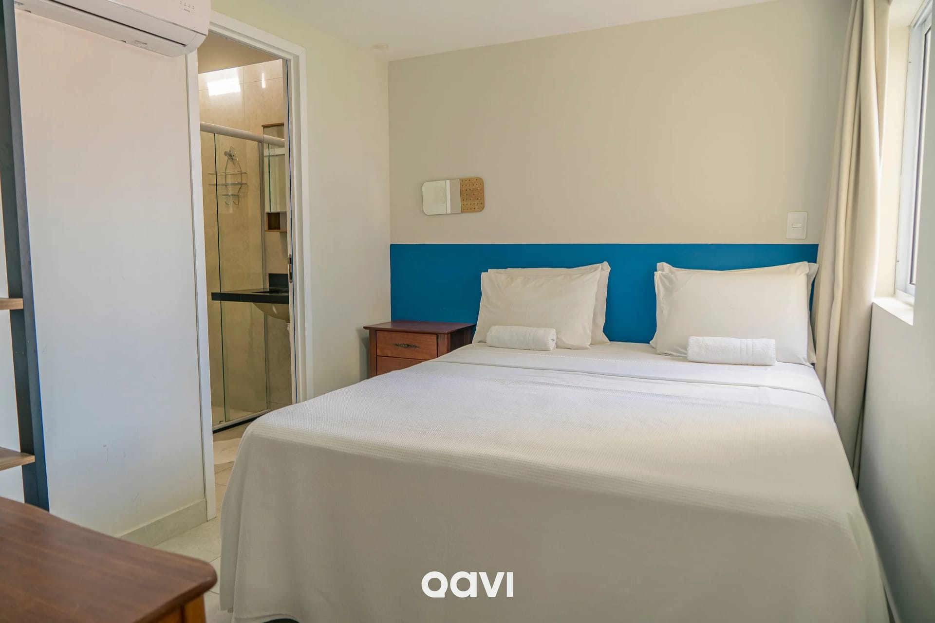Bedroom — Triplex piscina privativa em Pirangi by Qavi