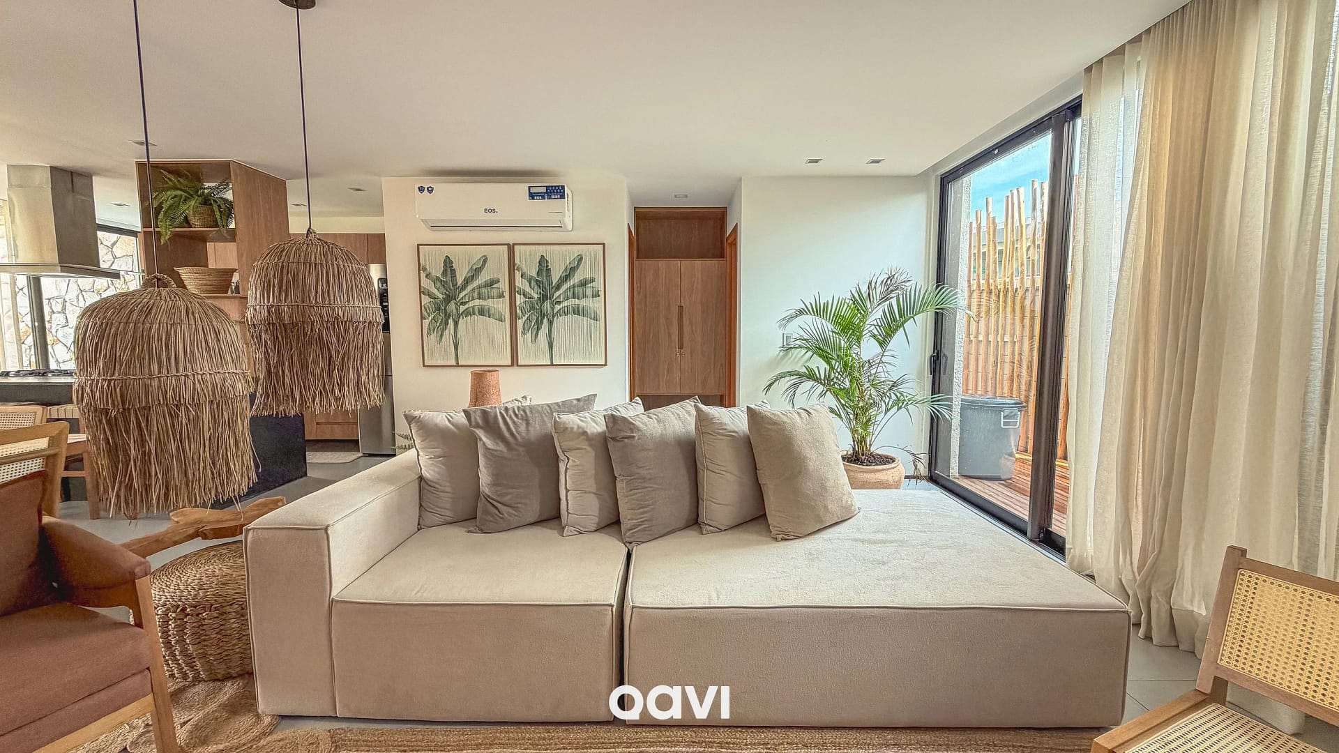 Sala de Estar — Beach House com Piscina Privativa Milagres by Qavi
