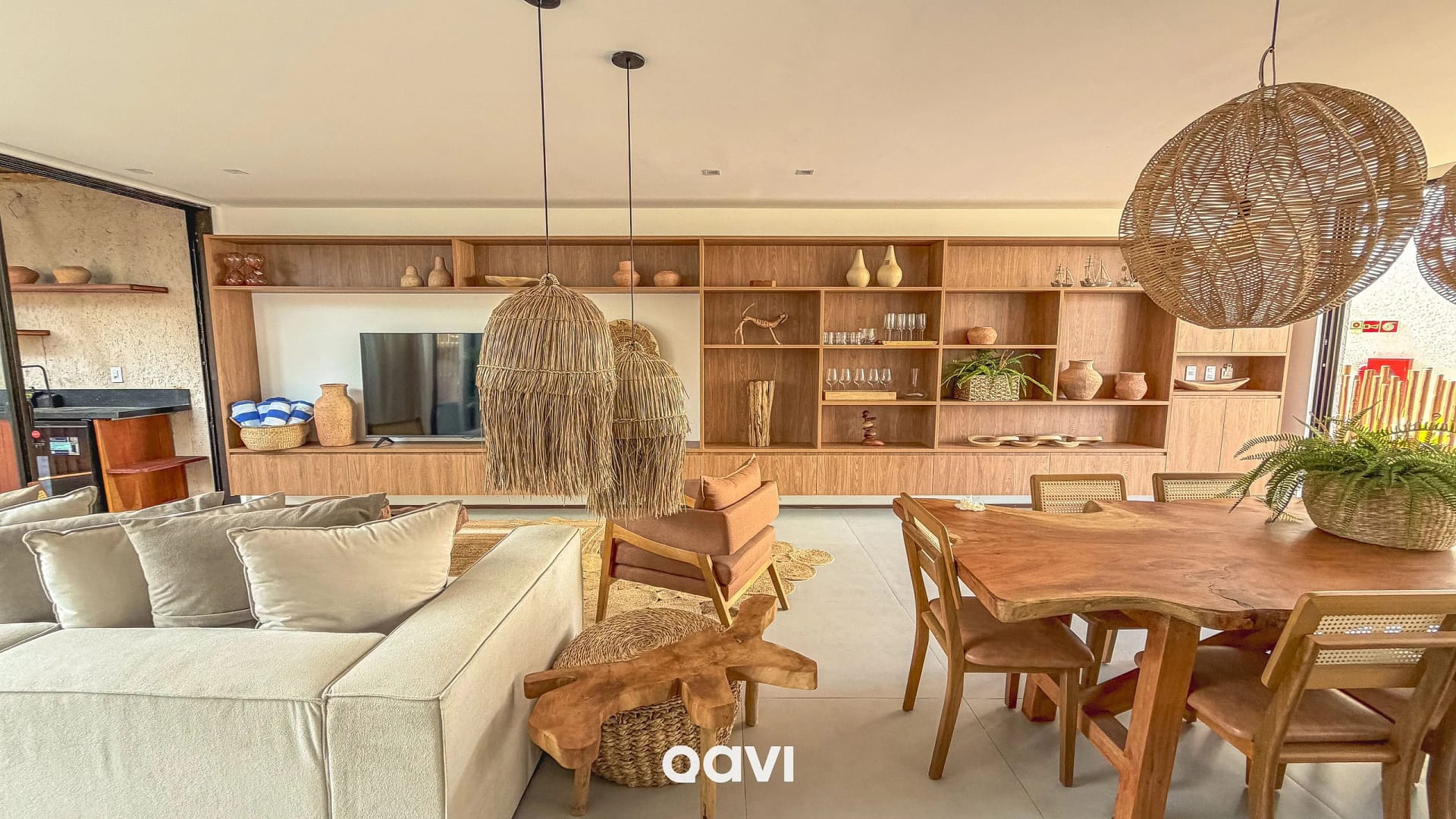 Sala de Estar — Beach House com Piscina Privativa Milagres by Qavi