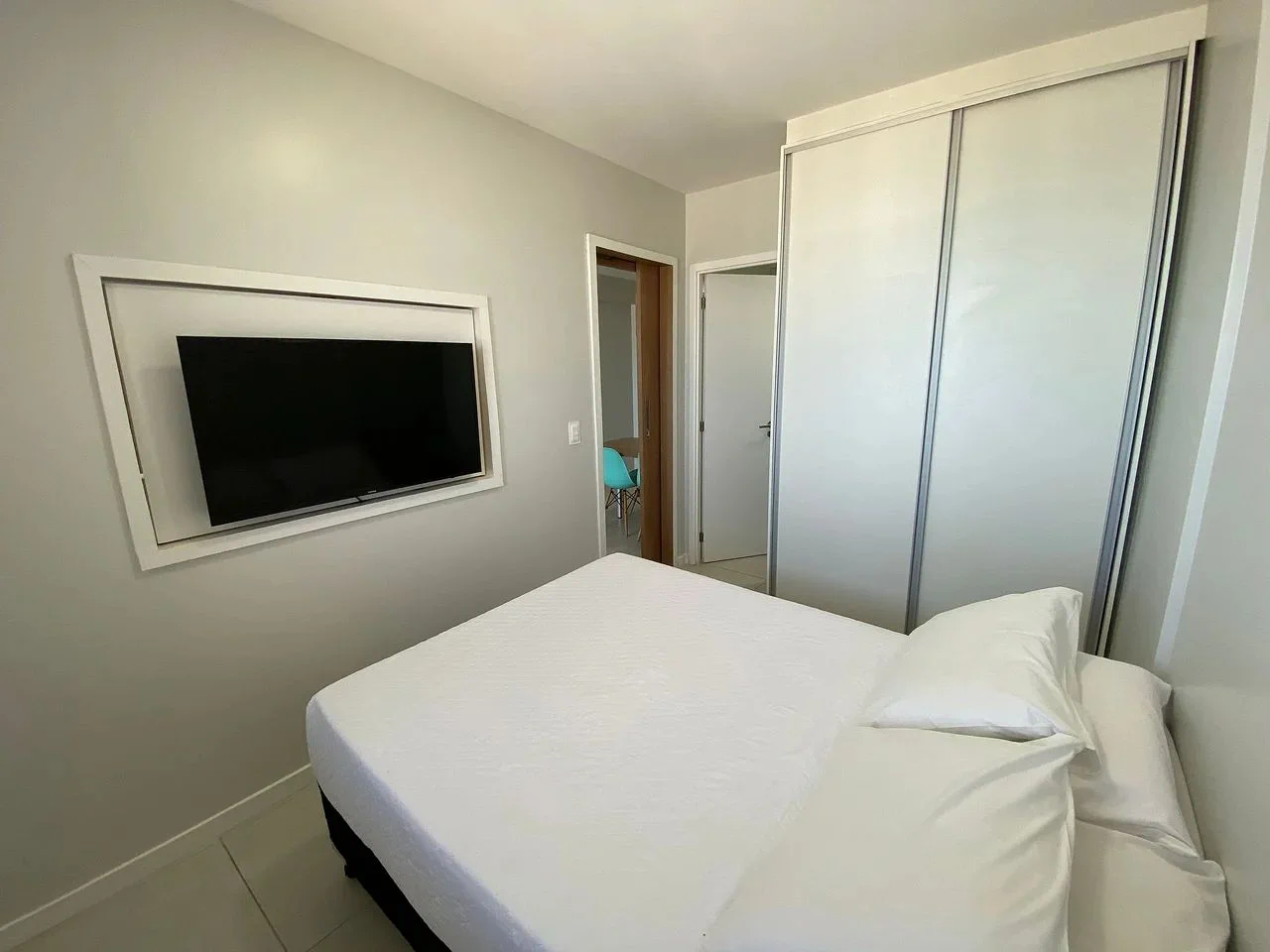 Bedroom — Apartamento no Edifício Time em Maceió by Qavi