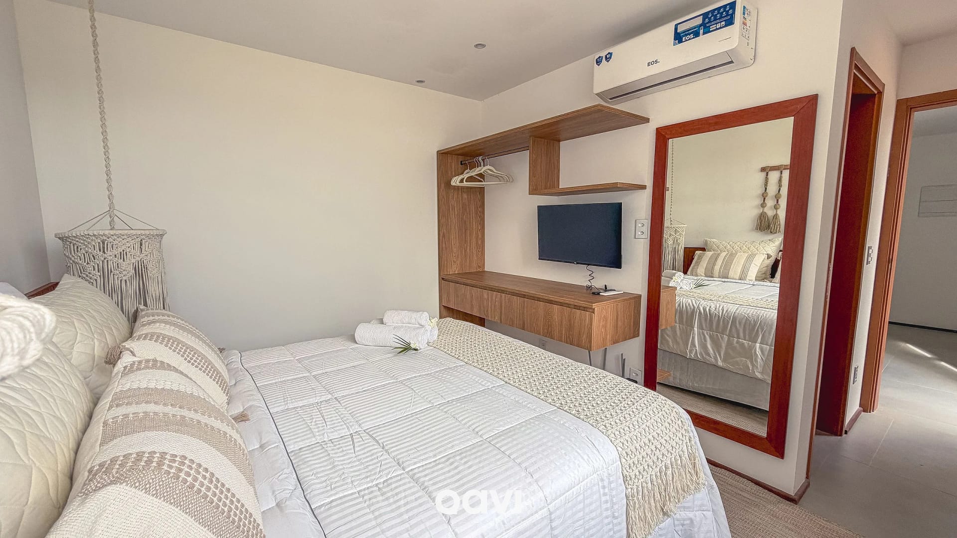 Dormitorio — Beach House com Piscina Privativa Milagres by Qavi