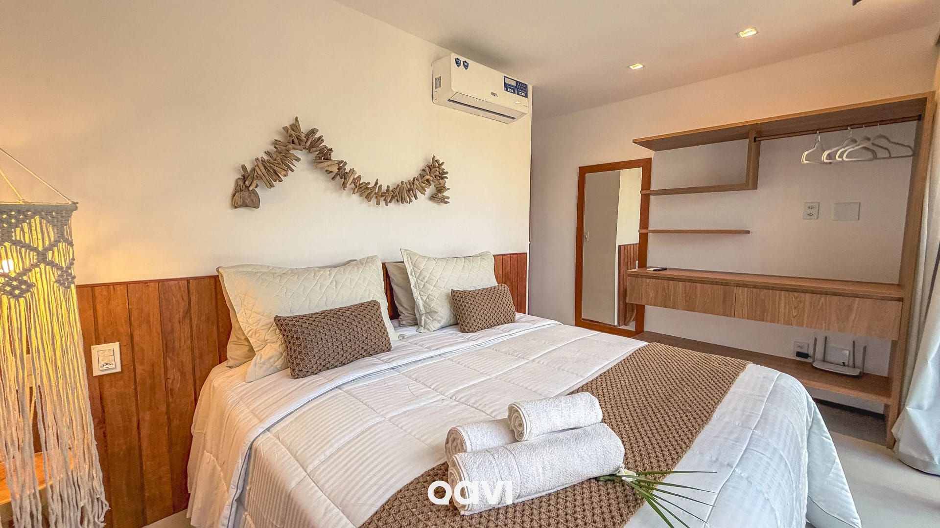 Dormitorio — Beach House com Piscina Privativa Milagres by Qavi