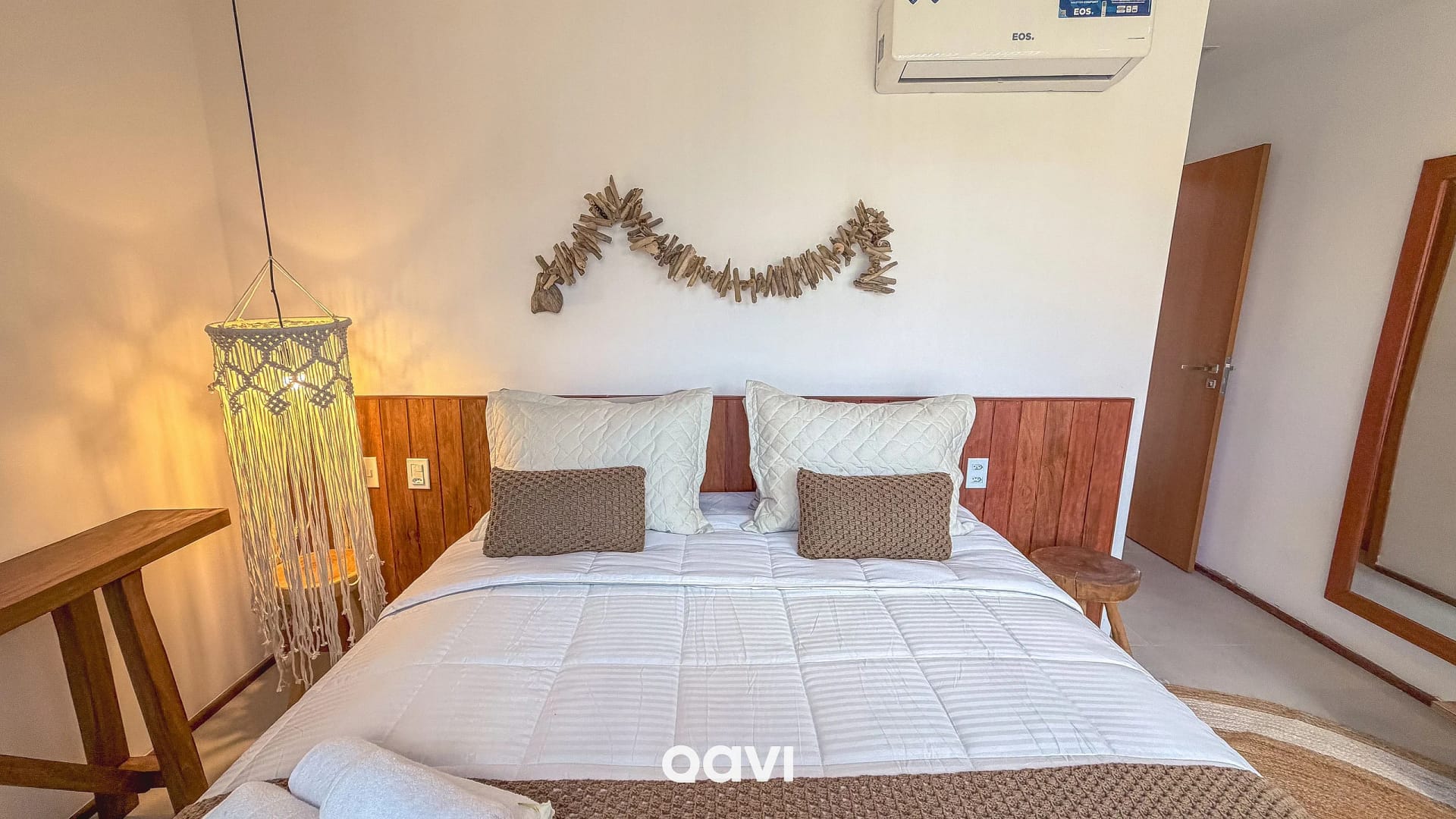 Dormitorio — Beach House com Piscina Privativa Milagres by Qavi