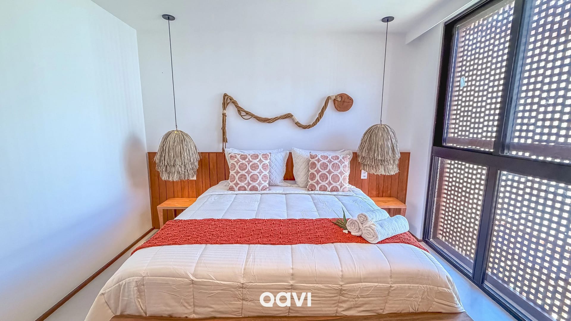 Dormitorio — Beach House com Piscina Privativa Milagres by Qavi