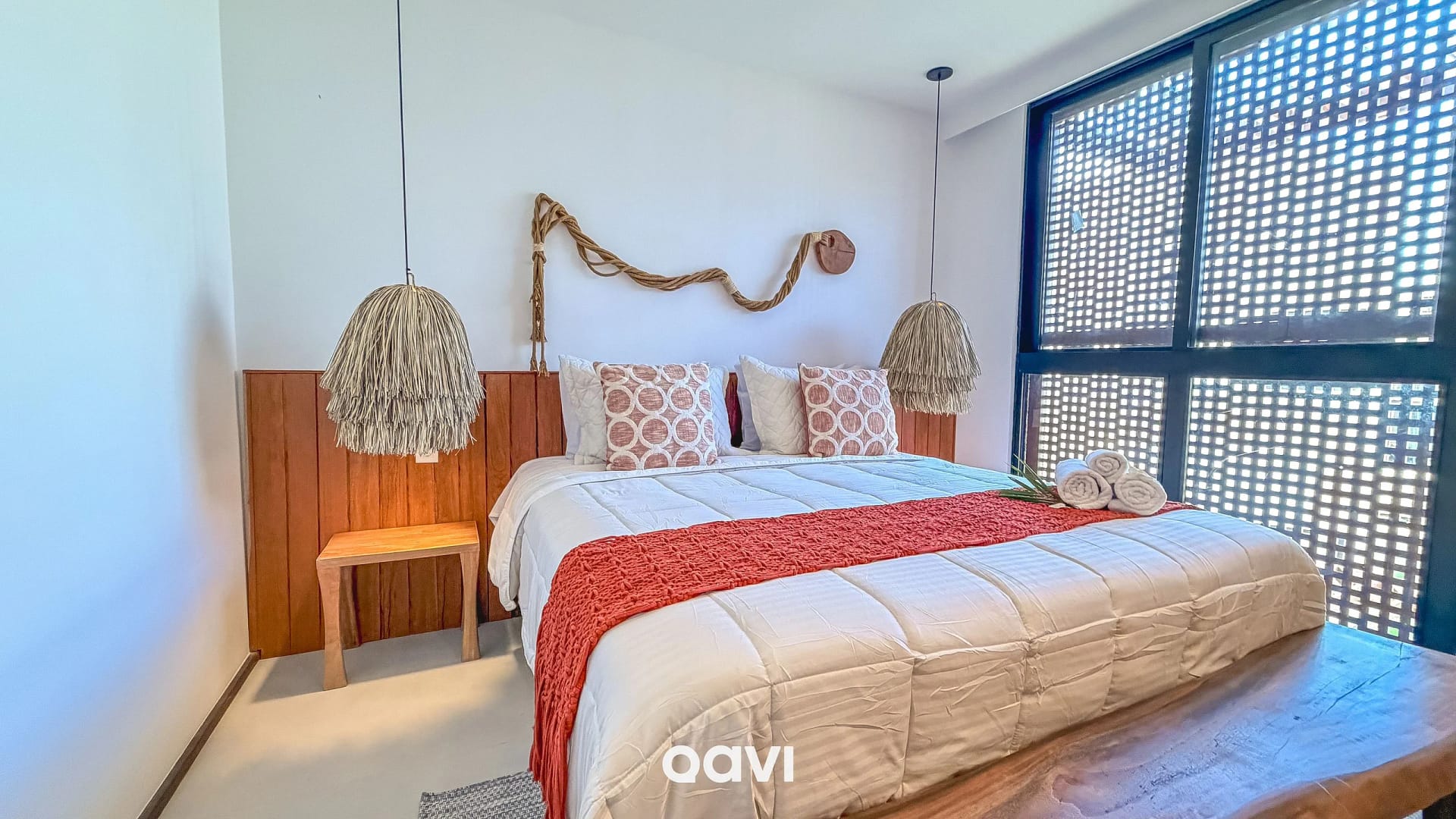 Dormitorio — Beach House com Piscina Privativa Milagres by Qavi