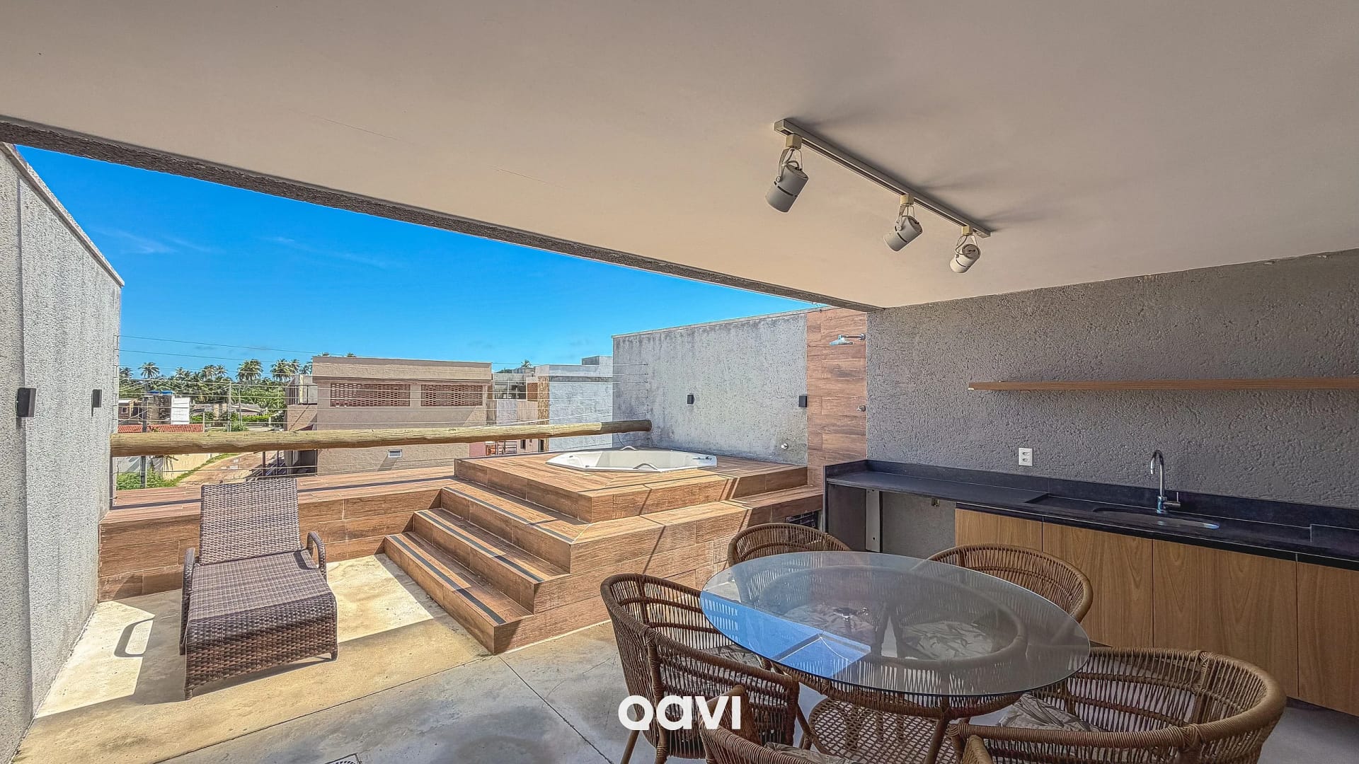 Fachada / Terraza — Casa Design com Piscina e Jacuzzi Milagres by Qavi