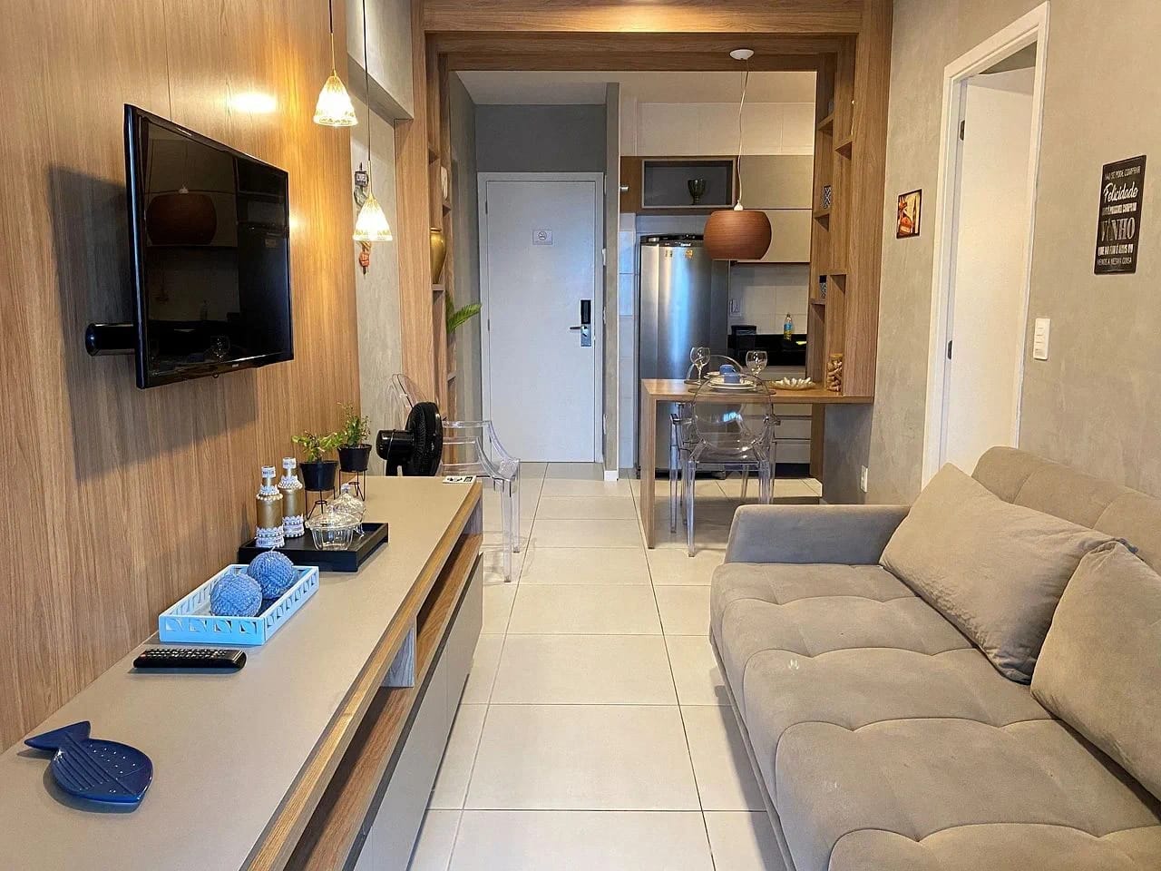 Living Room — Apartamento no Edifício Time em Maceió by Qavi