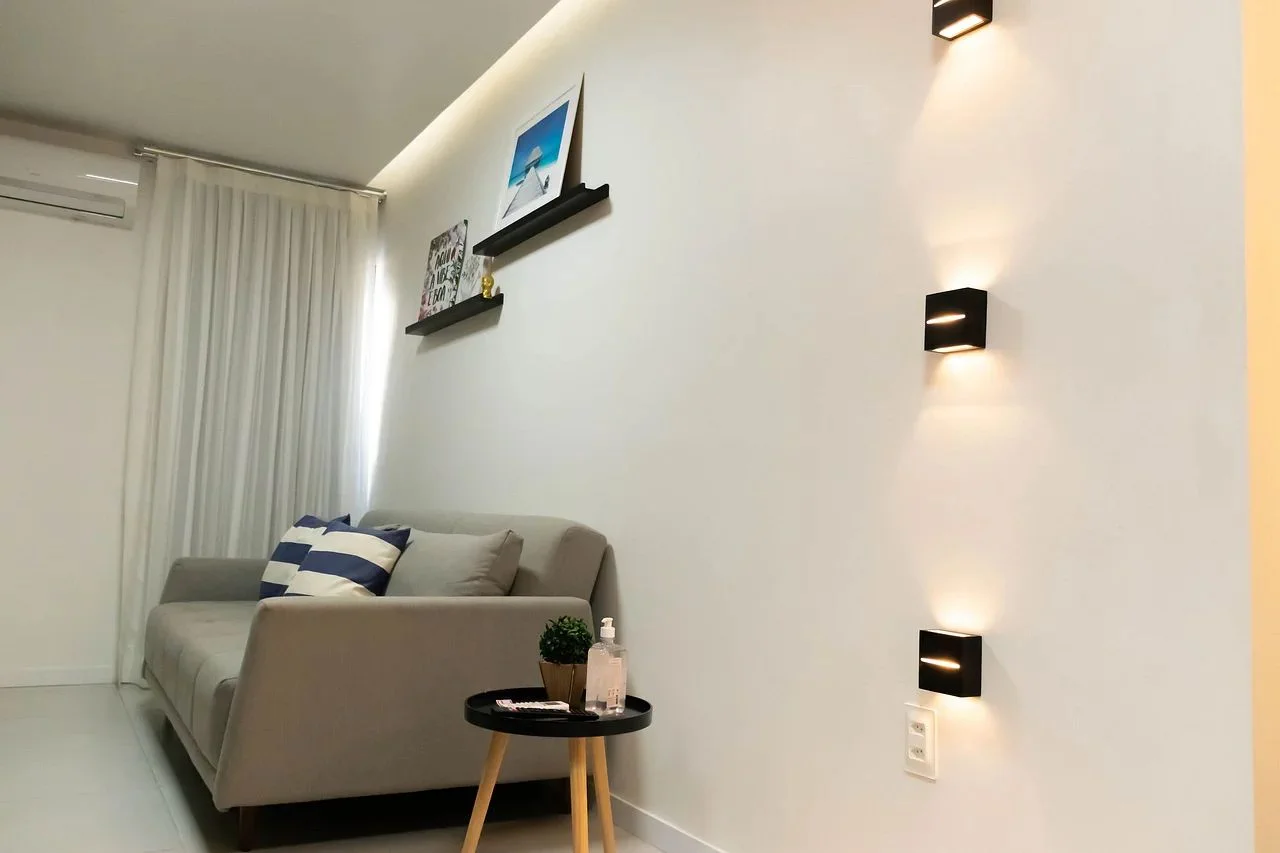 Sala de Estar — Apartamento no Edifício Time em Maceió by Qavi
