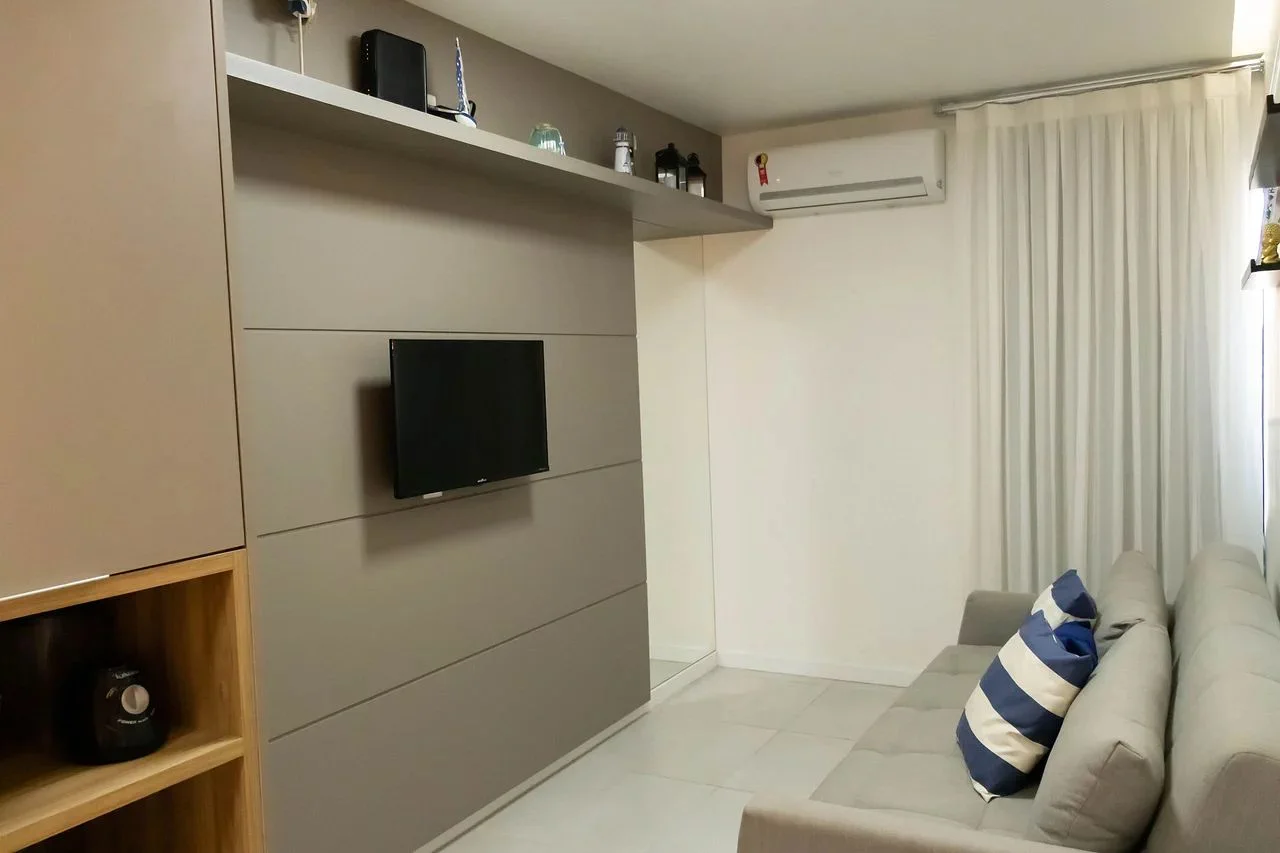 Sala de Estar — Apartamento no Edifício Time em Maceió by Qavi