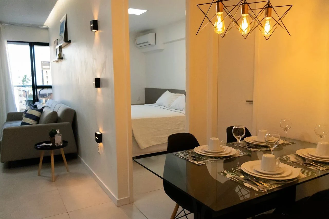 Cocina o kitnet — Apartamento no Edifício Time em Maceió by Qavi