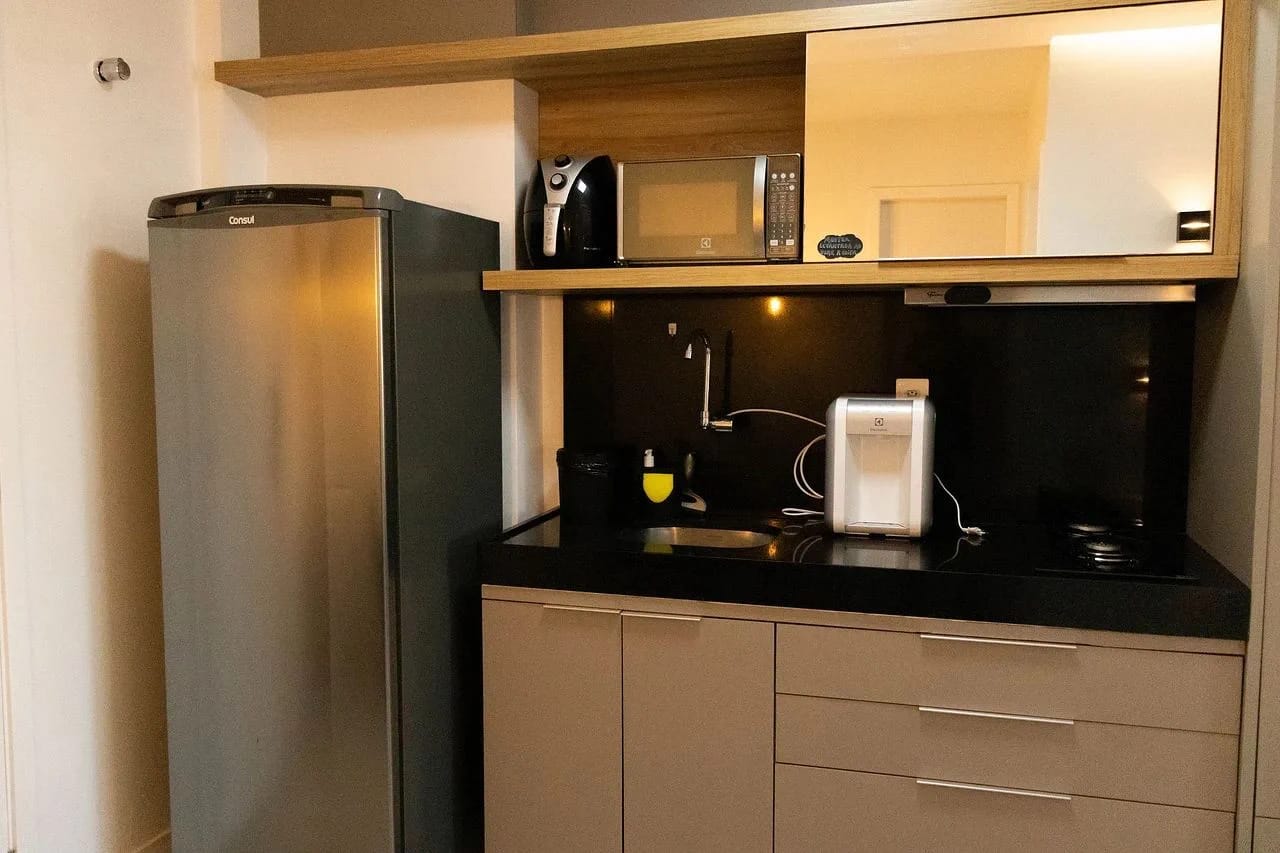 Cocina o kitnet — Apartamento no Edifício Time em Maceió by Qavi
