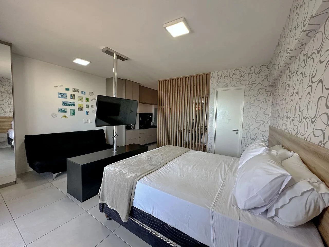 Bedroom — Studio Edifício Time em Maceió by Qavi