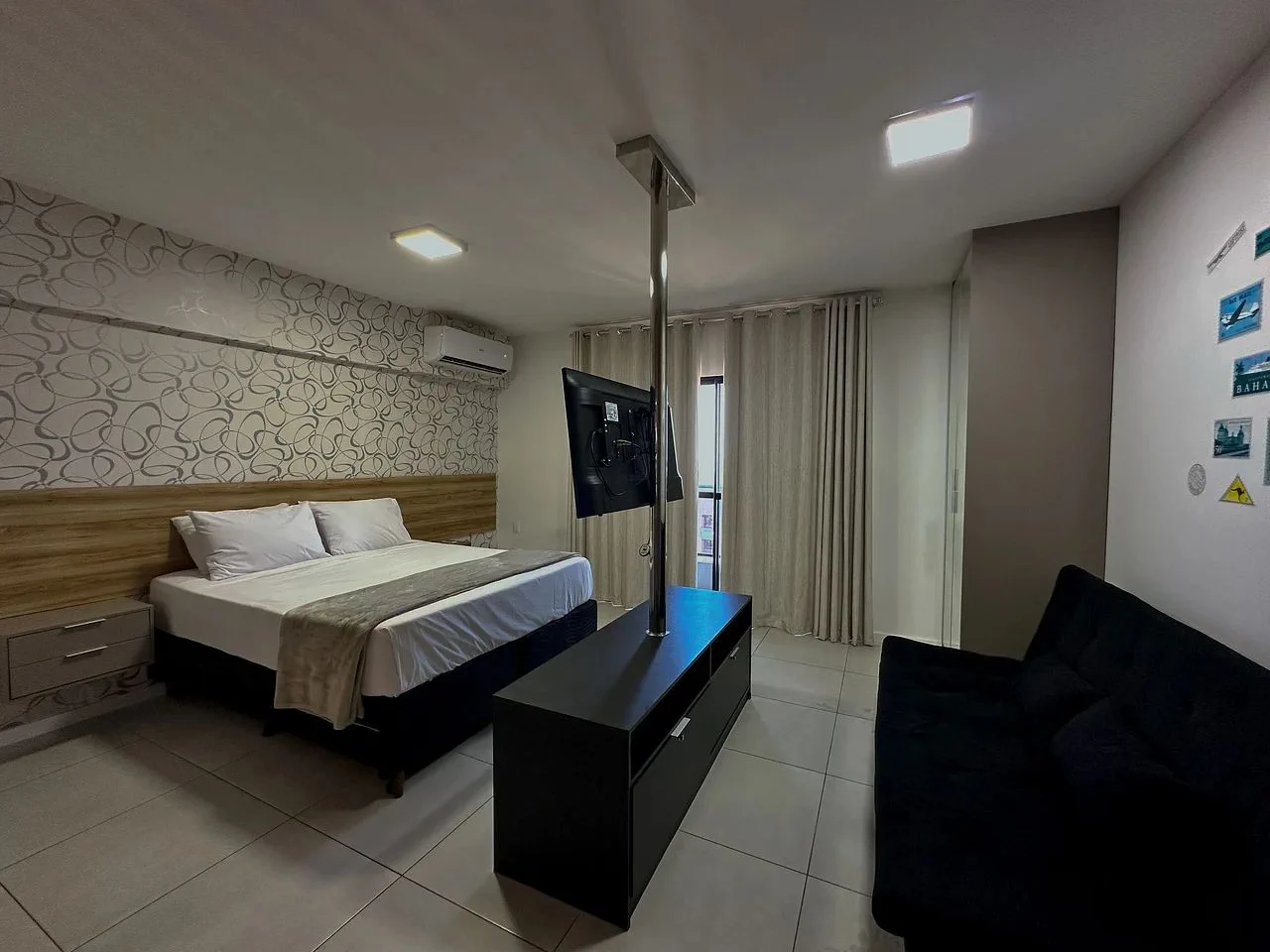 Bedroom — Studio Edifício Time em Maceió by Qavi