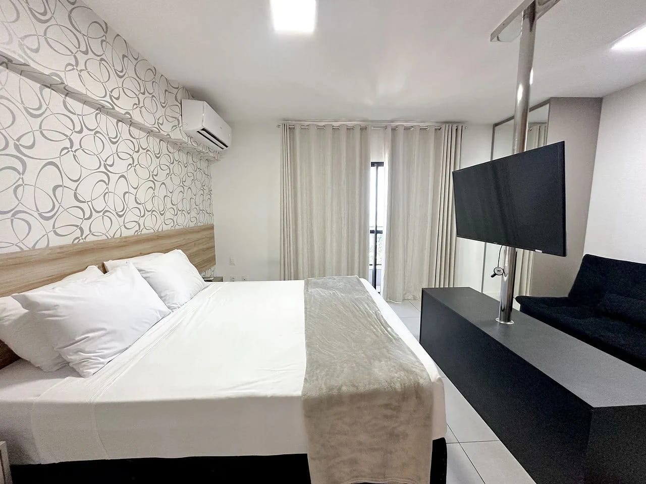 Bedroom — Studio Edifício Time em Maceió by Qavi