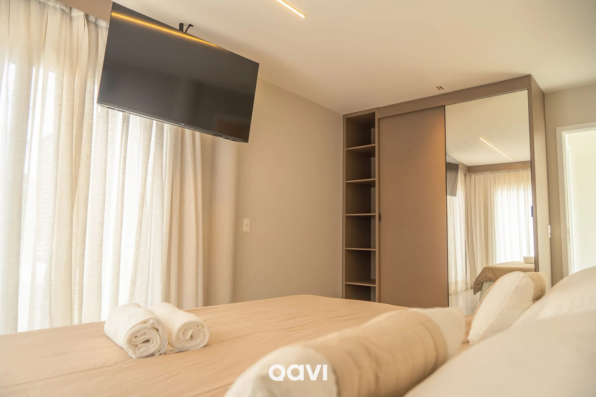 Quarto — Casa Aurora Pipa com Piscina Privativa by Qavi