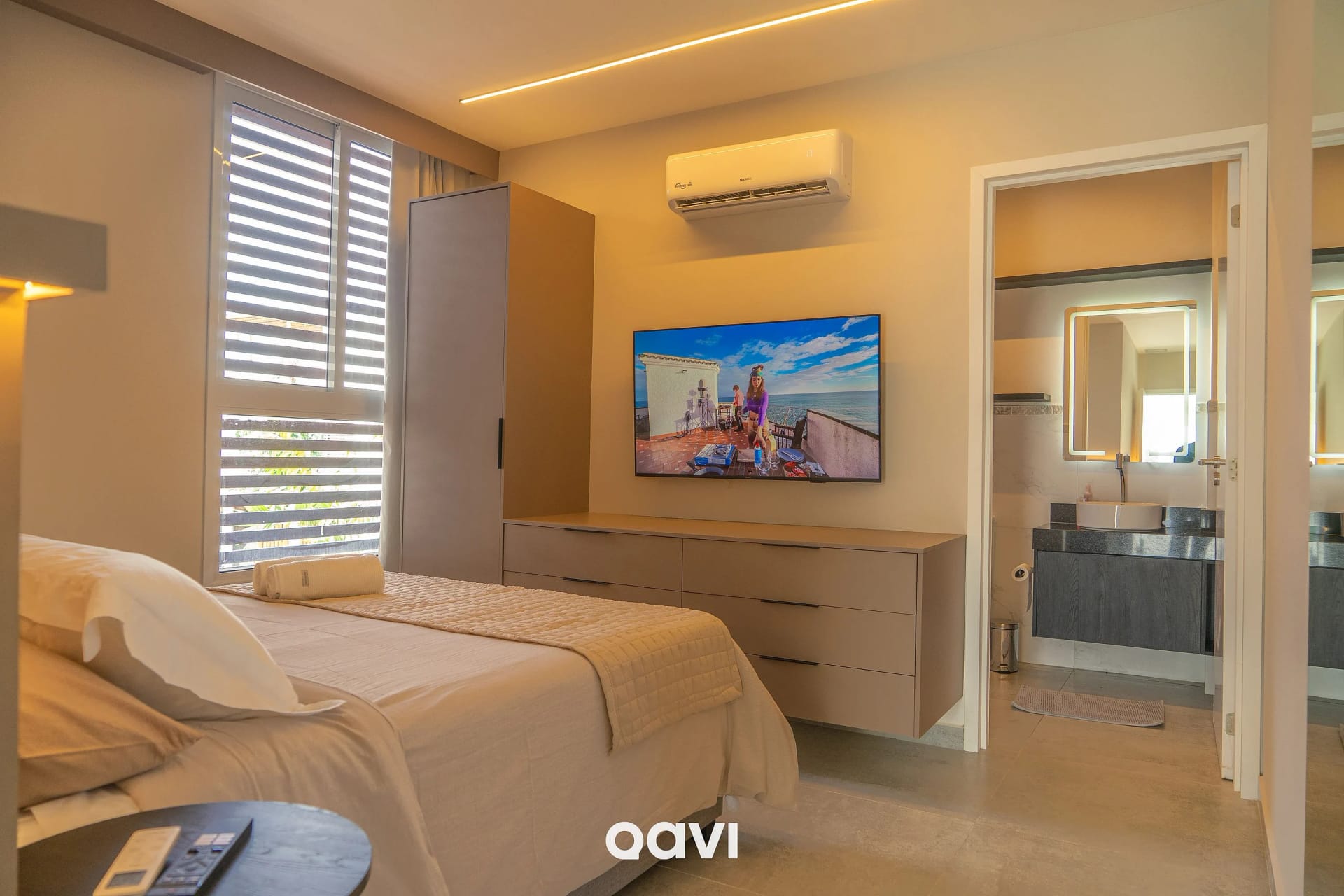Quarto — Casa Aurora Pipa com Piscina Privativa by Qavi