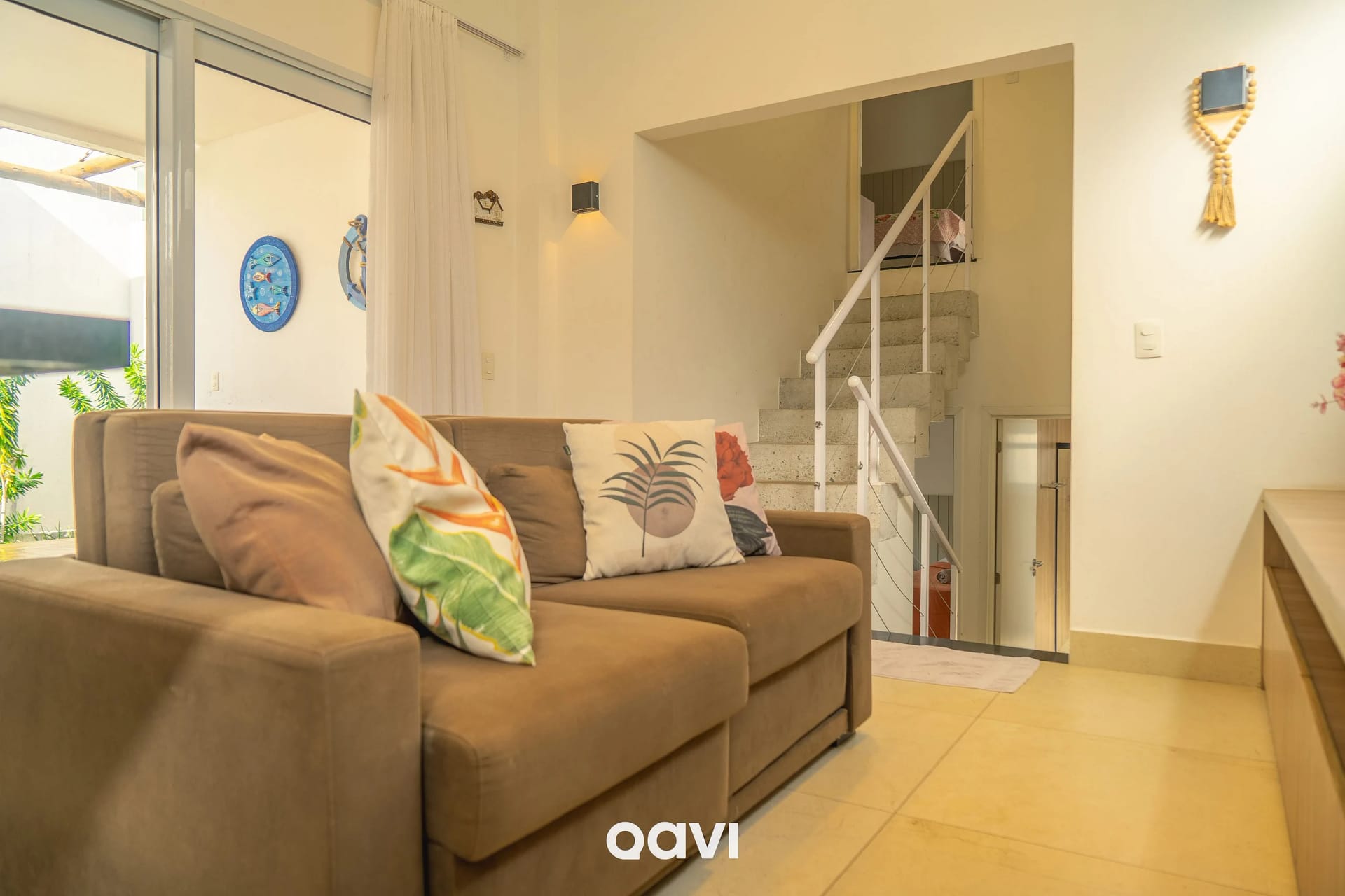 Sala de Estar — Casa Triplex Piscina Privativa em Pipa by Qavi