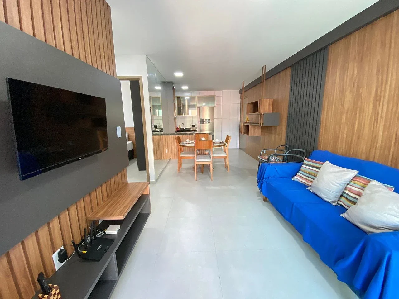 Sala de Estar — Apartamento no Edifício Strauss em Maceió by Qavi