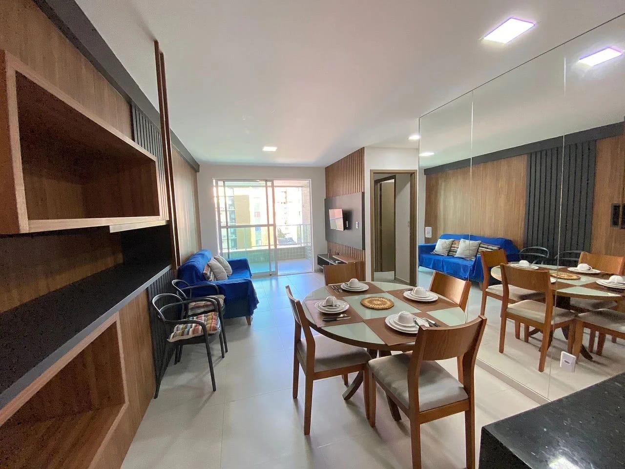 Sala de Estar — Apartamento no Edifício Strauss em Maceió by Qavi