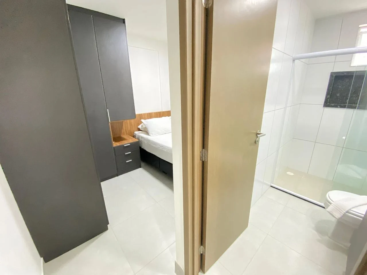 Banheiro — Apartamento no Edifício Strauss em Maceió by Qavi