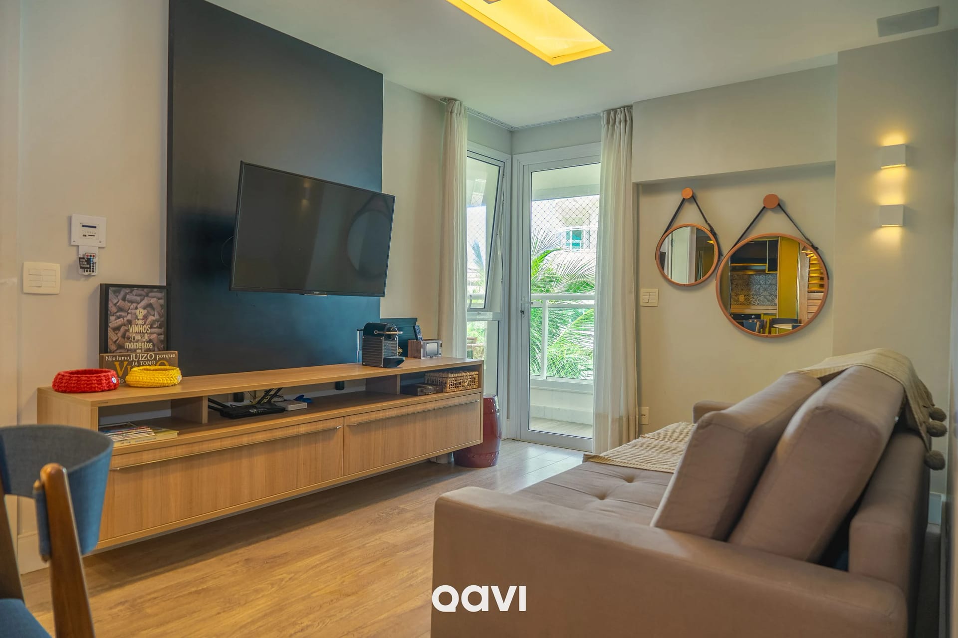 Sala de Estar — Apartamento Varanda In Mare Bali Cotovelo by Qavi
