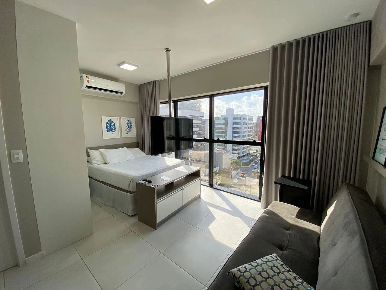 Dormitorio — Studio no Edifício Time em Maceió by Qavi