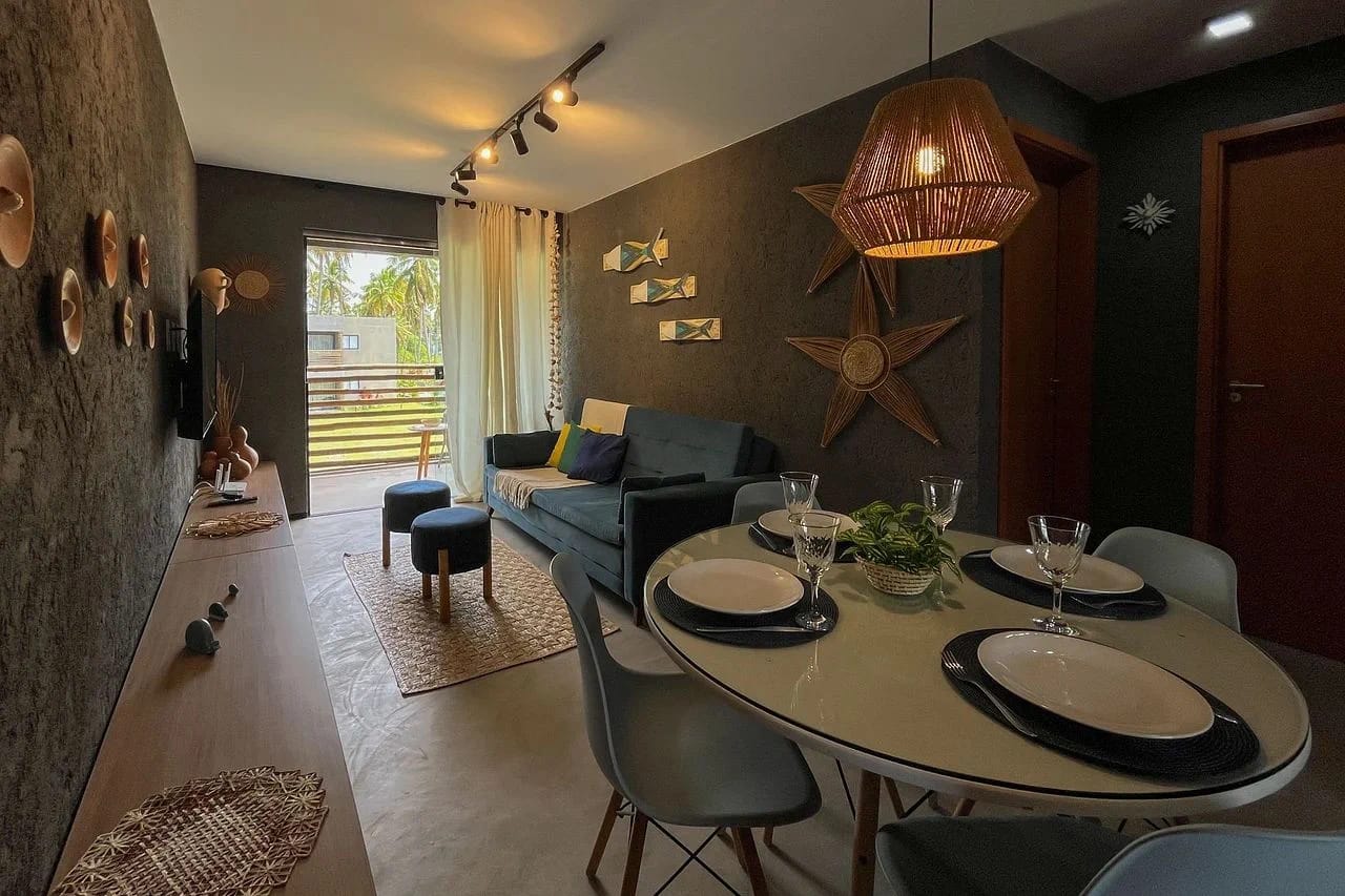 Living Room — Apartamento Villas Patacho Milagres by Qavi