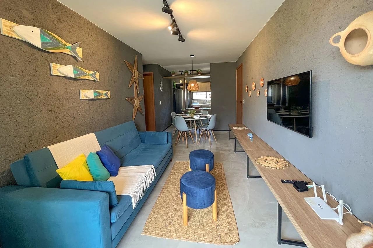 Living Room — Apartamento Villas Patacho Milagres by Qavi