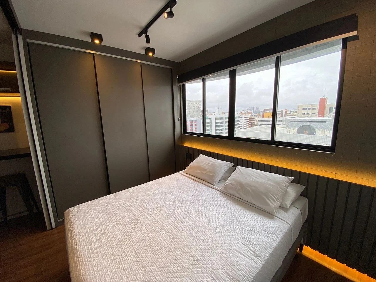 Bedroom — Studio Edifício Time em Maceió by Qavi