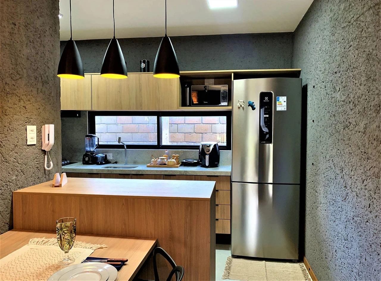 Cocina o kitnet — Apartamento Manatee em Milagres by Qavi